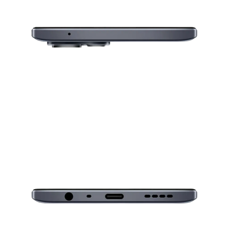 Réparation Realme 9 4G iTelier Lyon – smartphone présenté en vue du dessous, connecteur USB-C, micro et haut-parleur visibles, optimisé pour réparation connecteur de charge, haut-parleur et diagnostic complet.