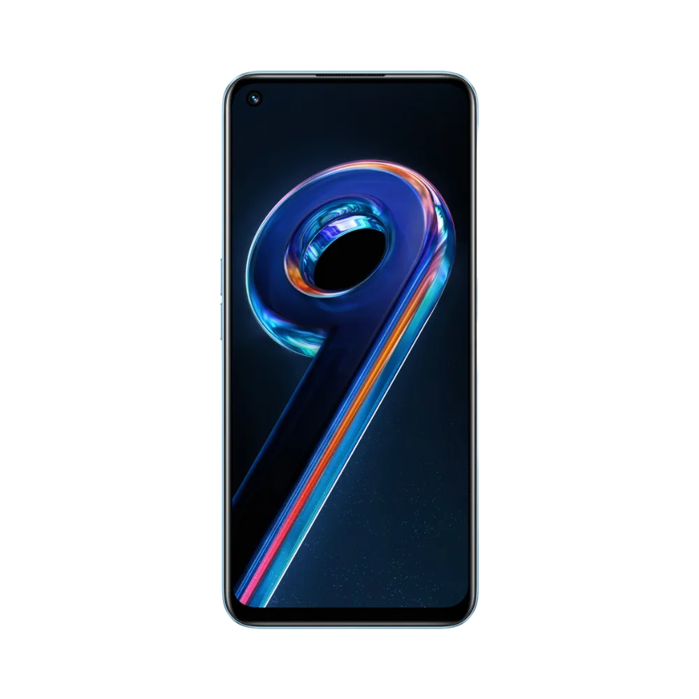 Réparation Realme 9 Pro iTelier Lyon – téléphone présenté de face en position verticale, écran allumé avec fond sombre et logo Realme 9 Pro, idéal pour réparation écran, diagnostic offert et changement batterie rapide.