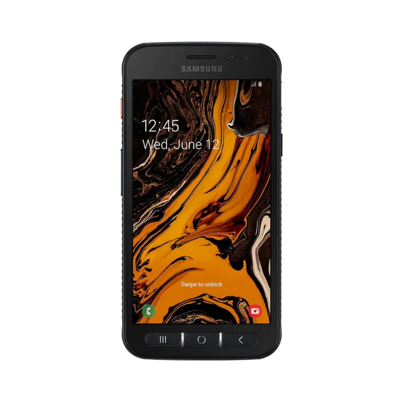 Galaxy XCover 4s en vue avant avec son écran actif. iTelier Lyon : remplacement dalle tactile, écran fissuré ou problème d’affichage. Réparation express à Lyon ou envoi sécurisé dans toute la France.