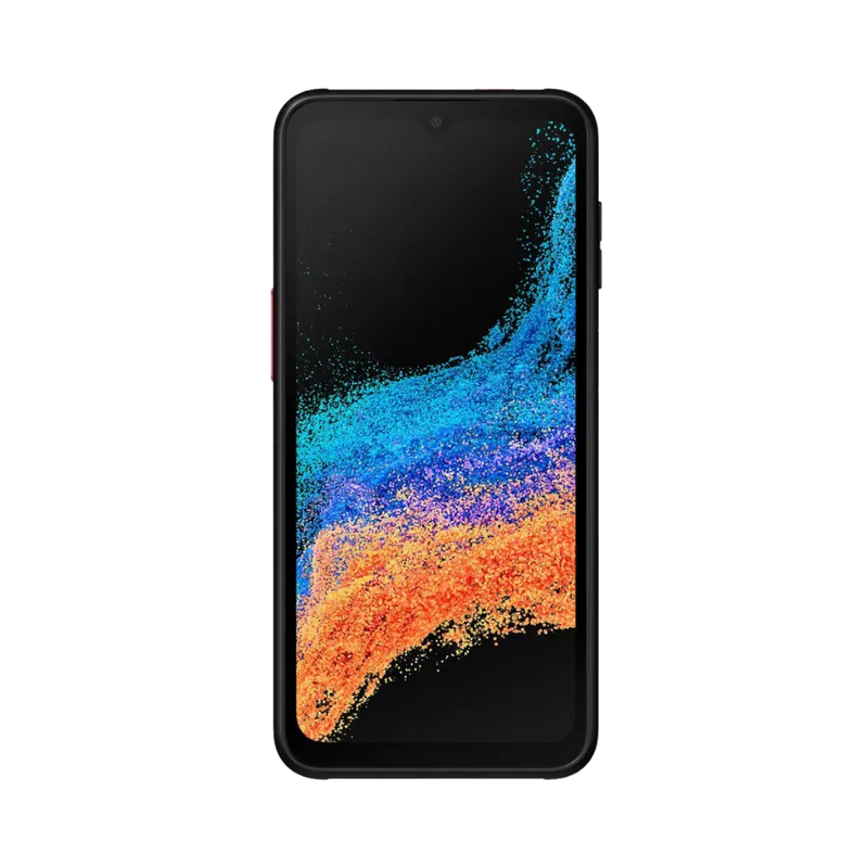 Galaxy XCover 6 Pro en vue avant avec son écran renforcé. iTelier Lyon : remplacement dalle tactile, écran cassé, problème d’affichage ou vitre brisée. Réparation rapide en boutique et service par correspondance national.
