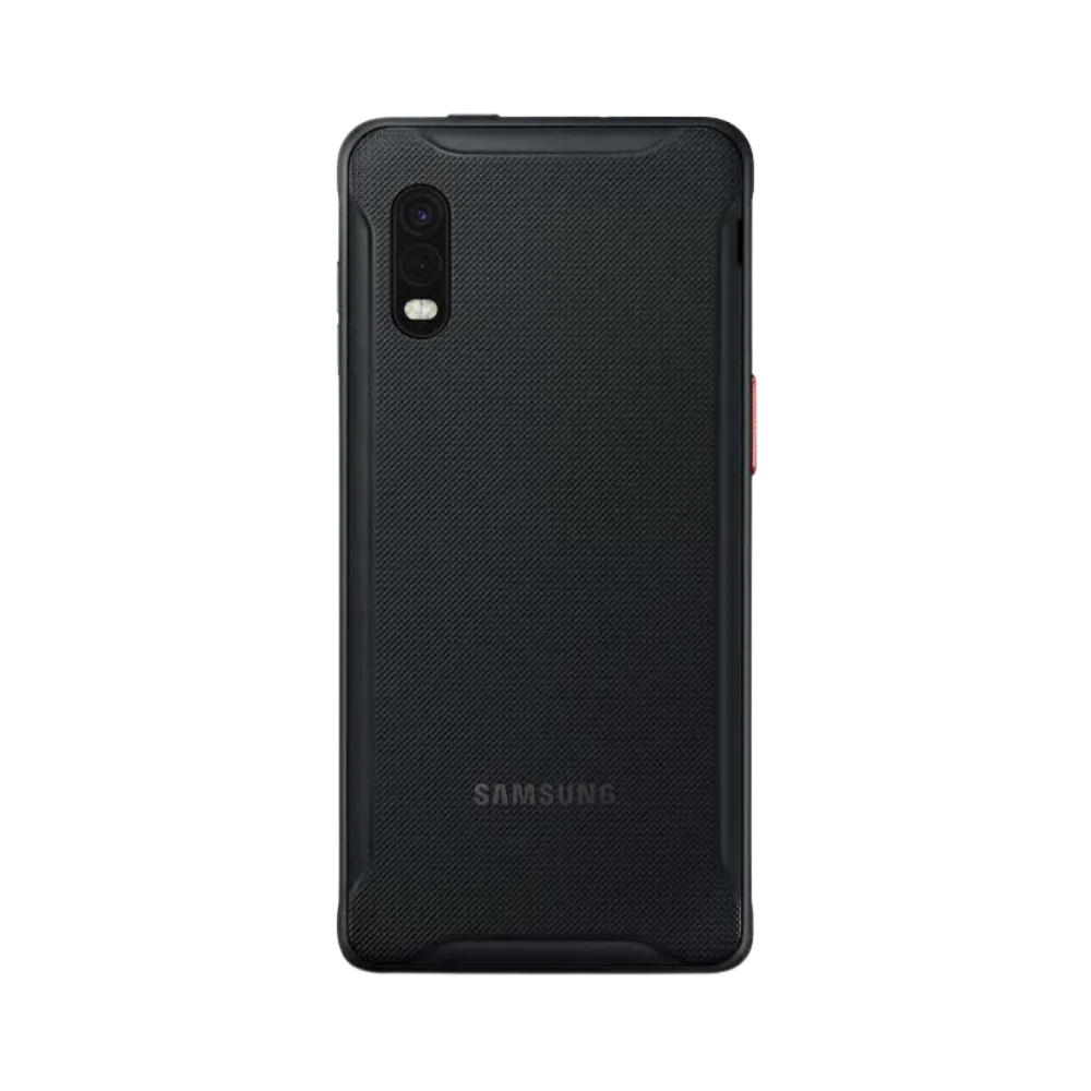 Arrière du Samsung Galaxy XCover Pro avec design robuste. iTelier Lyon : changement cache arrière, remplacement batterie, réparation caméra ou connecteur de charge. Garantie 1 an incluse, diagnostic offert.