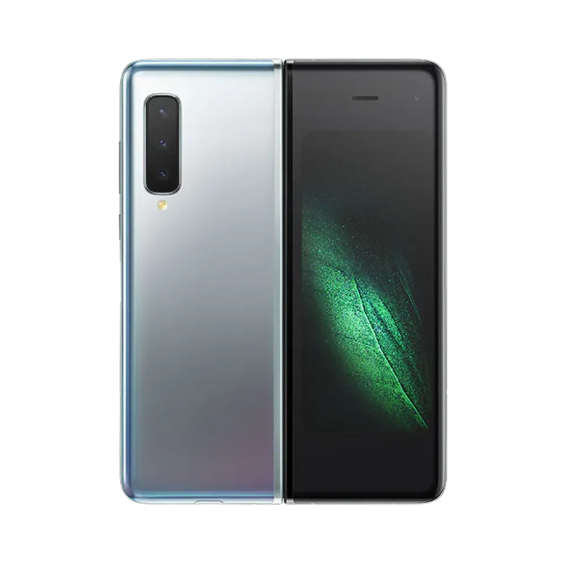 Samsung Galaxy Z Fold fermé avec écran externe actif. iTelier Lyon : réparation vitre avant fissurée, écran secondaire défectueux ou problème tactile. Diagnostic gratuit, pièces garanties 1 an.