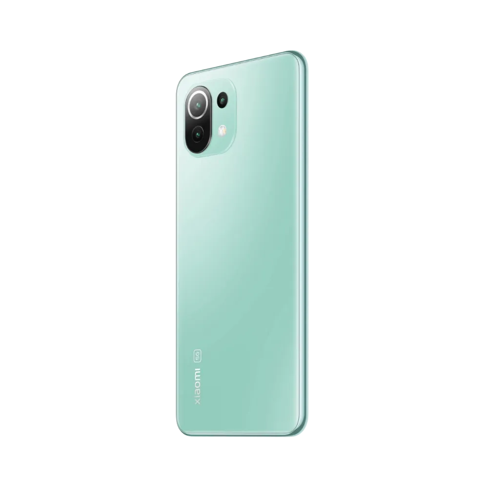 Profil du Xiaomi 11 Lite 5G NE vert — réparation boutons volume et power, châssis fin et flancs par iTelier Lyon, service rapide, diagnostic gratuit et pièces d’origine garanties.