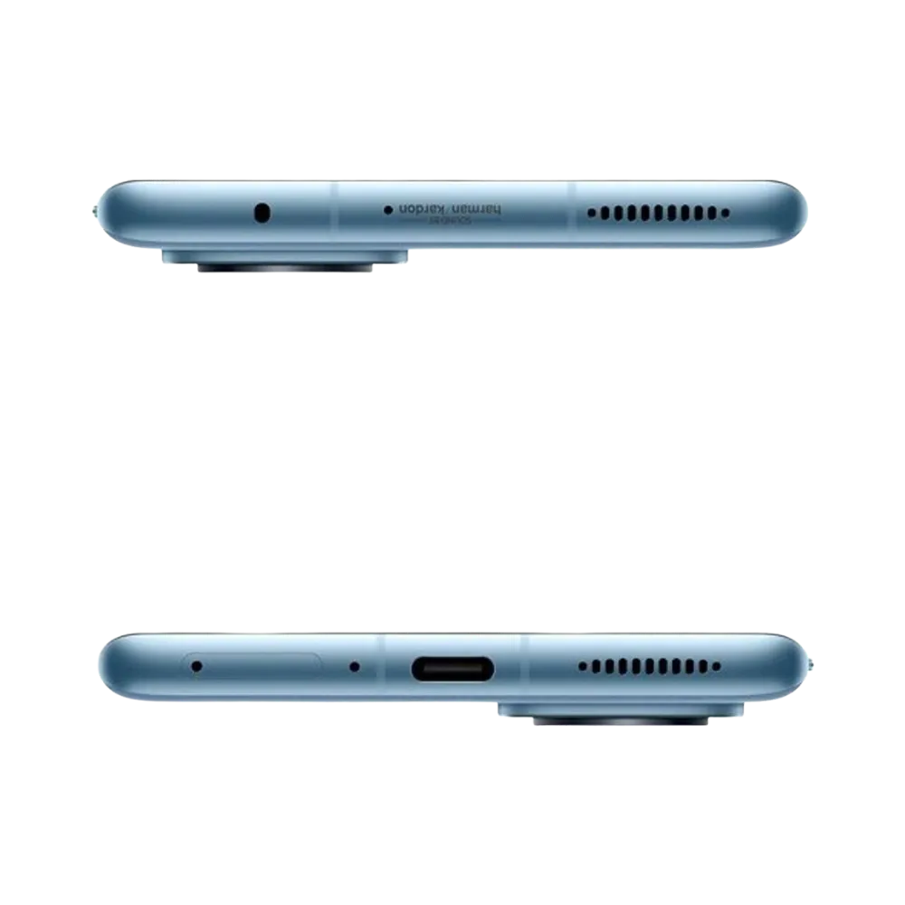 Tranches supérieure et inférieure du Xiaomi 12 Pro bleu — réparation connecteur USB-C, haut-parleur et micro par iTelier Lyon, diagnostic offert, réparation express et garantie 1 an.