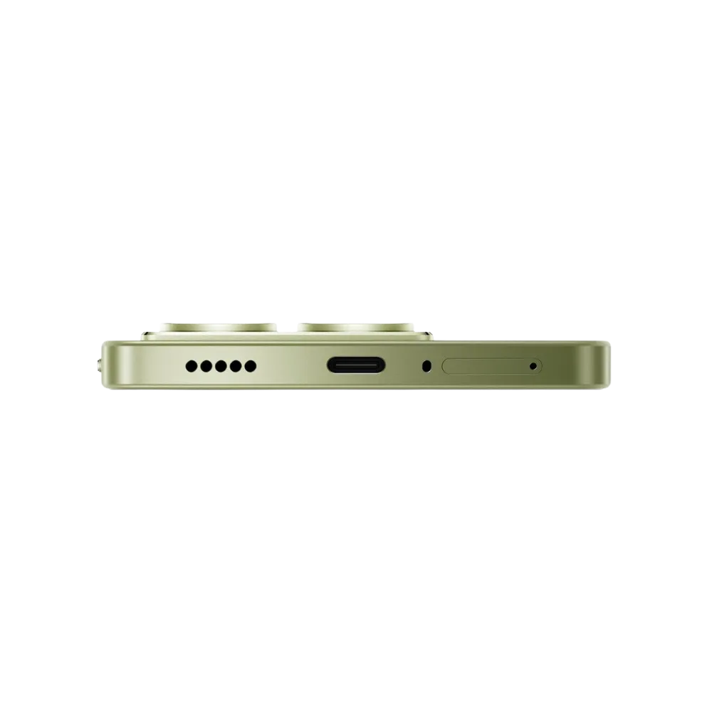Tranche inférieure du Xiaomi 14T vert — réparation connecteur USB-C, haut-parleur et micro par iTelier Lyon, devis offert, pièces garanties 1 an, réparation locale ou par correspondance.