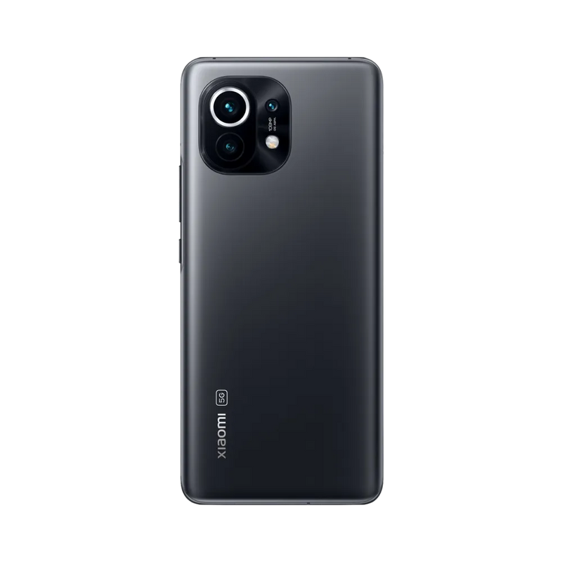 Dos du Xiaomi Mi 11 5G avec bloc photo rectangulaire — réparation appareil photo et vitre arrière par iTelier Lyon, techniciens experts, diagnostic offert et pièces garanties 1 an.