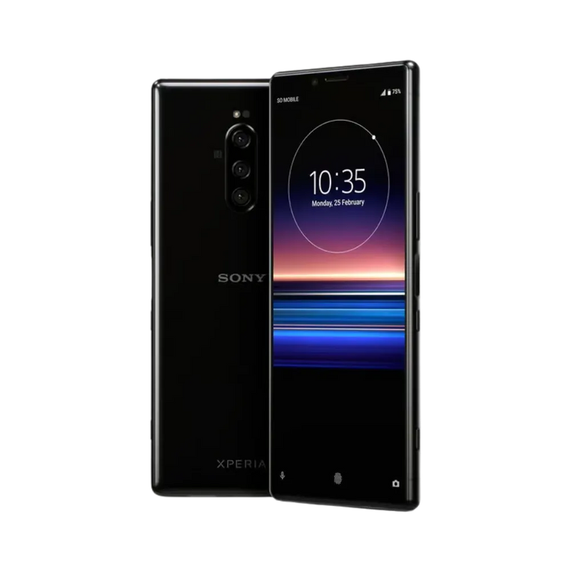 Sony Xperia 1 en parfait état illustrant le service de réparation iTelier à Lyon – remplacement écran OLED après chute, batterie faible ou problème de charge – diagnostic offert, pièces garanties, intervention rapide en boutique et envoi sécurisé partout en France.