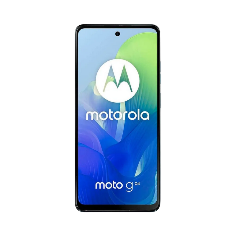 Diagnostic Motorola G04 à Lyon – iTelier : photo avec écran allumé, parfaite pour illustrer les réparations liées aux défauts d’affichage, écran noir ou anomalies visuelles. Réparation rapide avec garantie 1 an, dépôt boutique ou envoi postal.