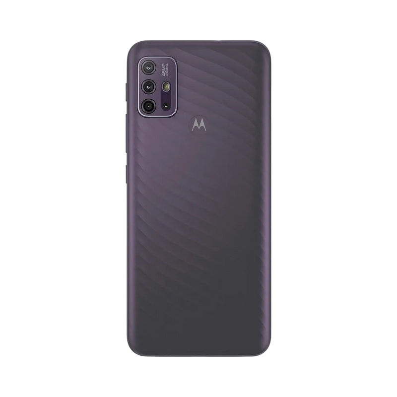 Remplacement vitre arrière Motorola G10 à Lyon – iTelier. Vue arrière complète avec module photo, illustrant la réparation d’un dos fissuré, rayé ou châssis abîmé. Diagnostic offert, pièces garanties et service expert en boutique Lyon 6 ou par correspondance.