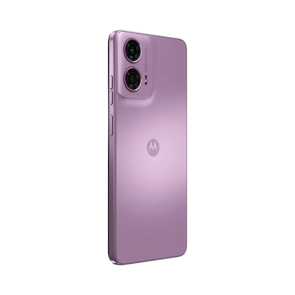 Réparation Motorola G24 à Lyon – iTelier : photo de profil montrant la tranche et les boutons latéraux. Idéal pour illustrer la réparation des boutons power, volume ou nappe interne. Diagnostic gratuit, service rapide et garantie 1 an.