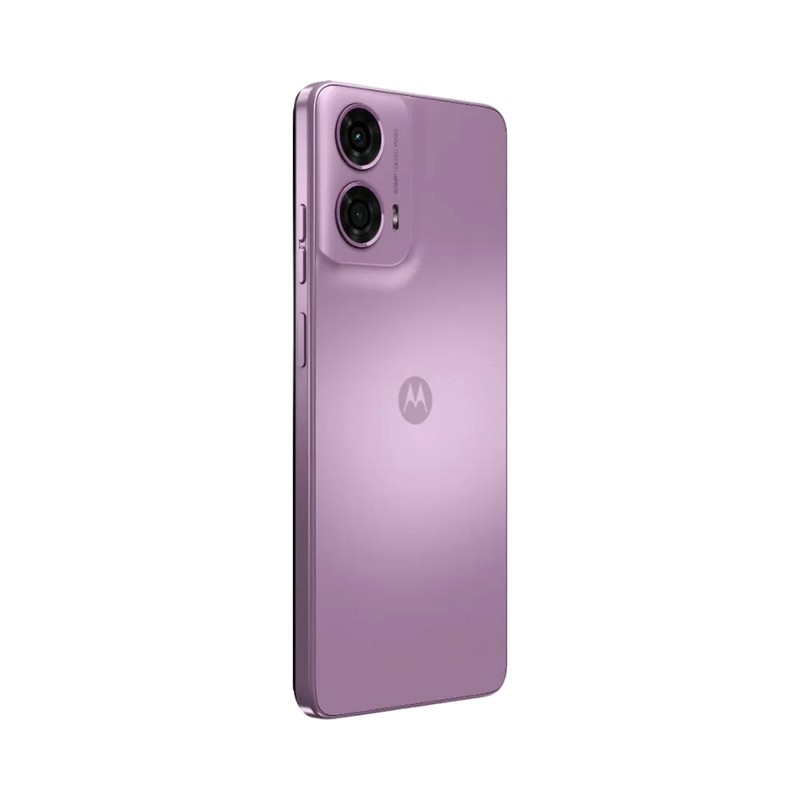 Réparation Motorola G24 à Lyon – iTelier : photo de profil montrant la tranche et les boutons latéraux. Idéal pour illustrer la réparation des boutons power, volume ou nappe interne. Diagnostic gratuit, service rapide et garantie 1 an.