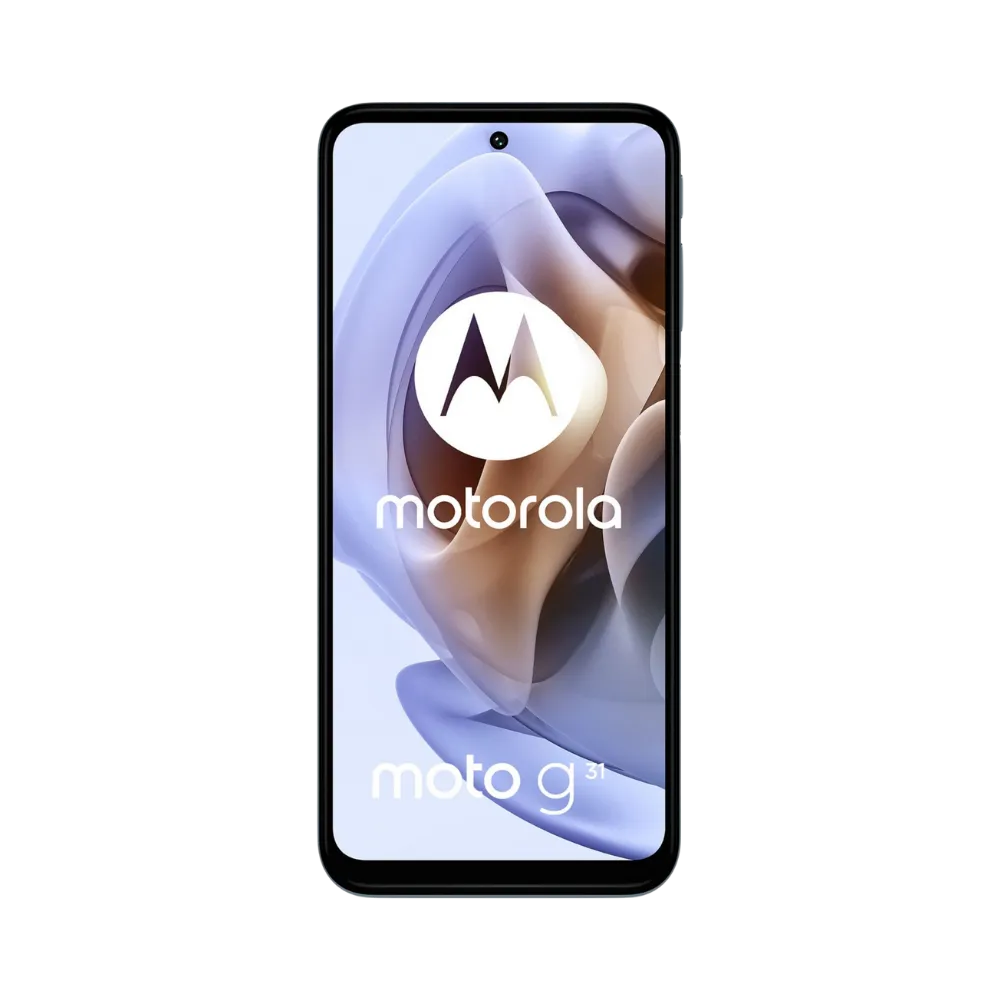 Diagnostic Motorola G31 à Lyon – iTelier : photo avec écran allumé, idéale pour illustrer les réparations d’affichage défectueux, écran noir ou anomalies visuelles. Réparation rapide avec garantie 1 an, dépôt boutique ou envoi postal France entière.