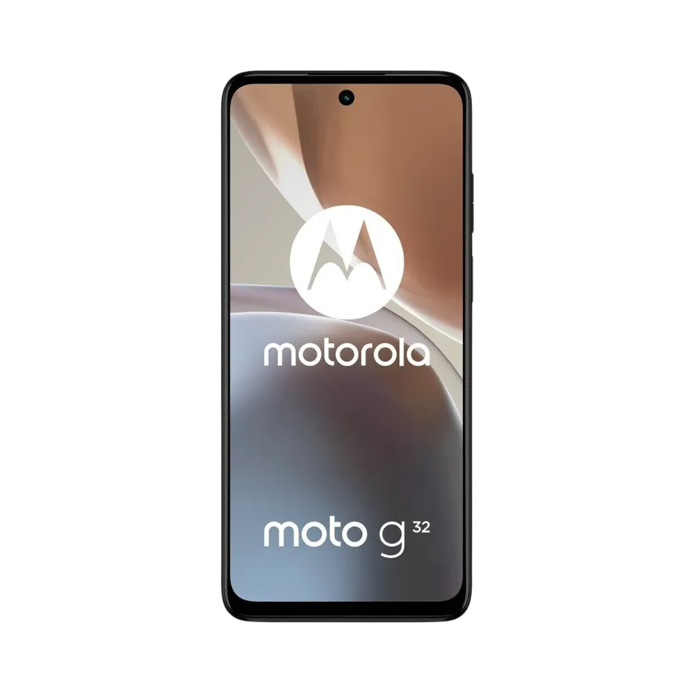 Diagnostic Motorola G32 à Lyon – iTelier : photo avec écran allumé, parfaite pour représenter les réparations d’affichage défectueux, écran noir ou anomalies visuelles. Réparation rapide, garantie 1 an et envoi postal France entière.