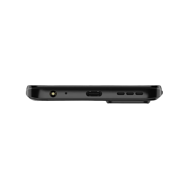 Changement connecteur de charge Motorola G32 – iTelier Lyon. Vue bas du smartphone montrant la connectique, parfaite pour illustrer la réparation du port USB-C défectueux. Réparation rapide, dépôt boutique ou envoi national.