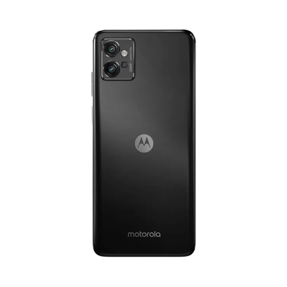 Remplacement vitre arrière Motorola G32 à Lyon – iTelier. Vue arrière complète avec module photo, idéale pour illustrer une réparation de dos rayé ou fissuré. Diagnostic offert, pièces garanties, service en boutique ou par correspondance nationale.