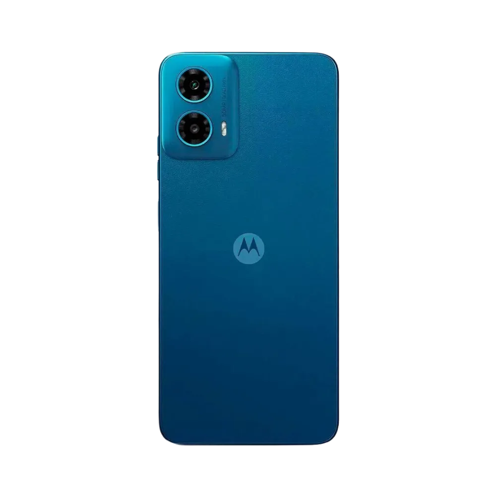 Remplacement vitre arrière Motorola G34 5G à Lyon – iTelier. Vue arrière avec module photo, illustrant la réparation d’un dos cassé ou rayé. Diagnostic offert, pièces garanties et service expert en boutique Lyon 6 ou par correspondance.