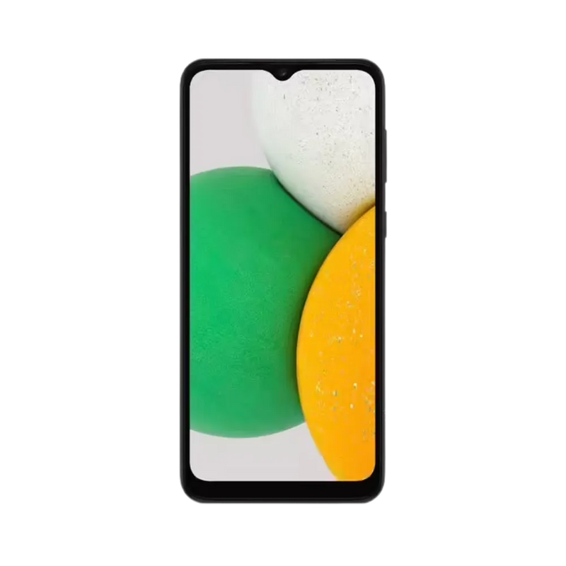 Samsung Galaxy A03 Core affichage fond vert et jaune – réparation smartphone (écran fissuré, batterie, caméra) avec iTelier Lyon – service local expert, réparations express et envoi sécurisé disponible partout en France.