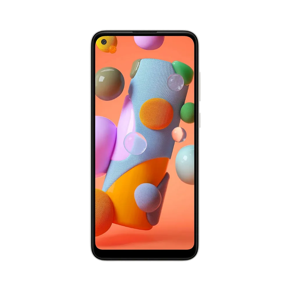 Écran complet Samsung Galaxy A11 affichant interface Android – remplacement écran fissuré ou tactile défectueux par iTelier Lyon – réparation rapide, pièces d’origine garanties 1 an, envoi national sécurisé.