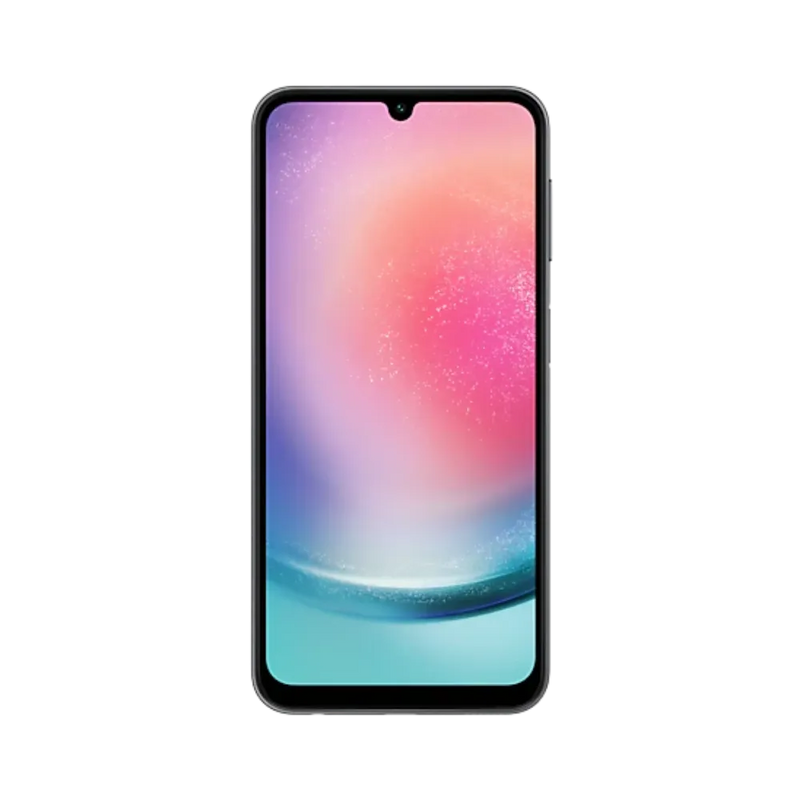 Écran complet Samsung Galaxy A24 4G affichant interface Android moderne – remplacement écran fissuré ou tactile défectueux par iTelier Lyon – réparation rapide, pièces d’origine garanties 1 an, envoi national sécurisé.