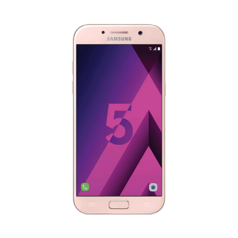 Écran complet Samsung Galaxy A5 2017 affichant interface Android – remplacement écran fissuré ou tactile défectueux par iTelier Lyon – réparation rapide, pièces d’origine garanties 1 an, envoi national sécurisé.