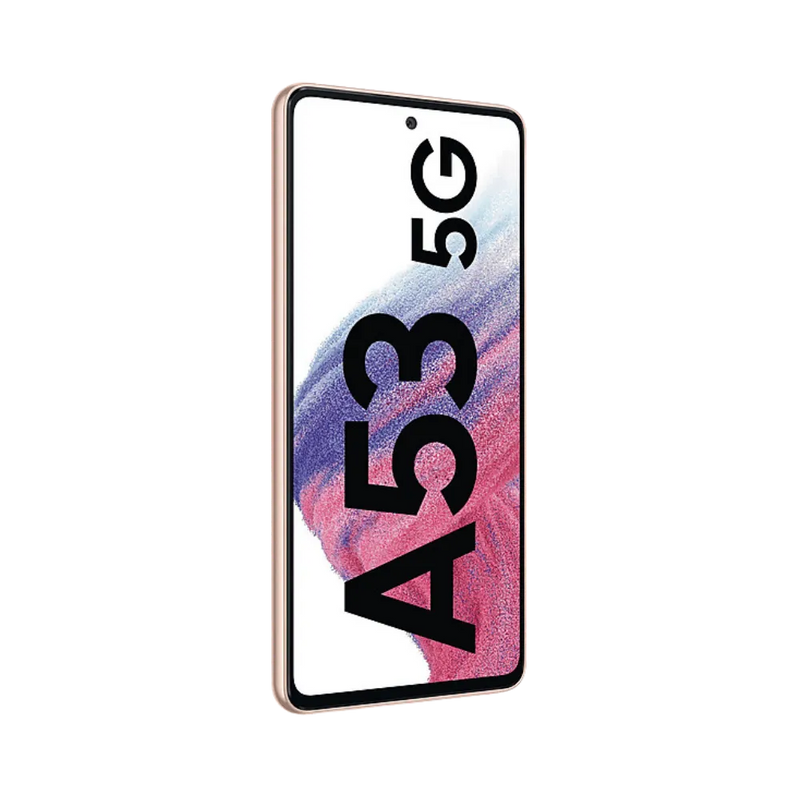 Écran Samsung Galaxy A53 5G affichant interface moderne – remplacement écran cassé ou tactile défectueux par iTelier Lyon – réparation rapide, pièces d’origine garanties 1 an, envoi sécurisé national.