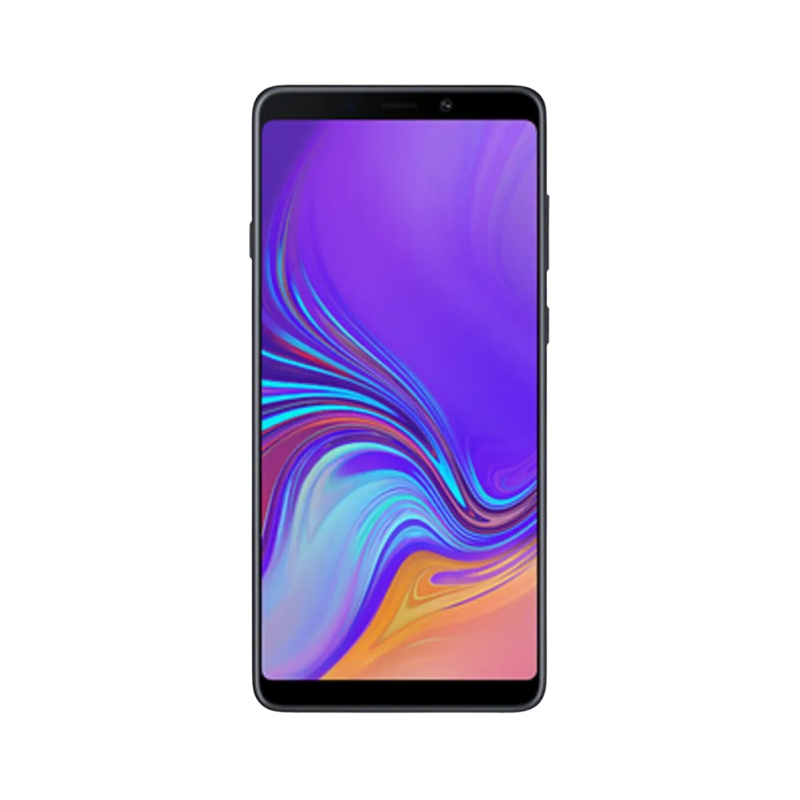 Écran complet Samsung Galaxy A9 2018 affichant interface Android – remplacement écran fissuré ou tactile défectueux par iTelier Lyon – réparation rapide, pièces d’origine garanties 1 an, envoi national sécurisé.