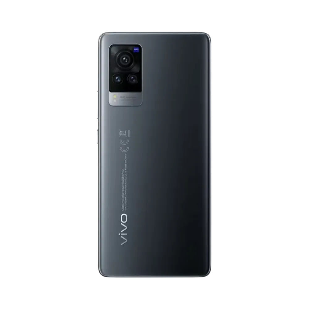 Dos du Vivo X60 Pro avec module photo Zeiss, réparation possible chez iTelier Lyon pour vitre arrière, caméra et batterie, avec pièces d’origine garanties et diagnostic gratuit.