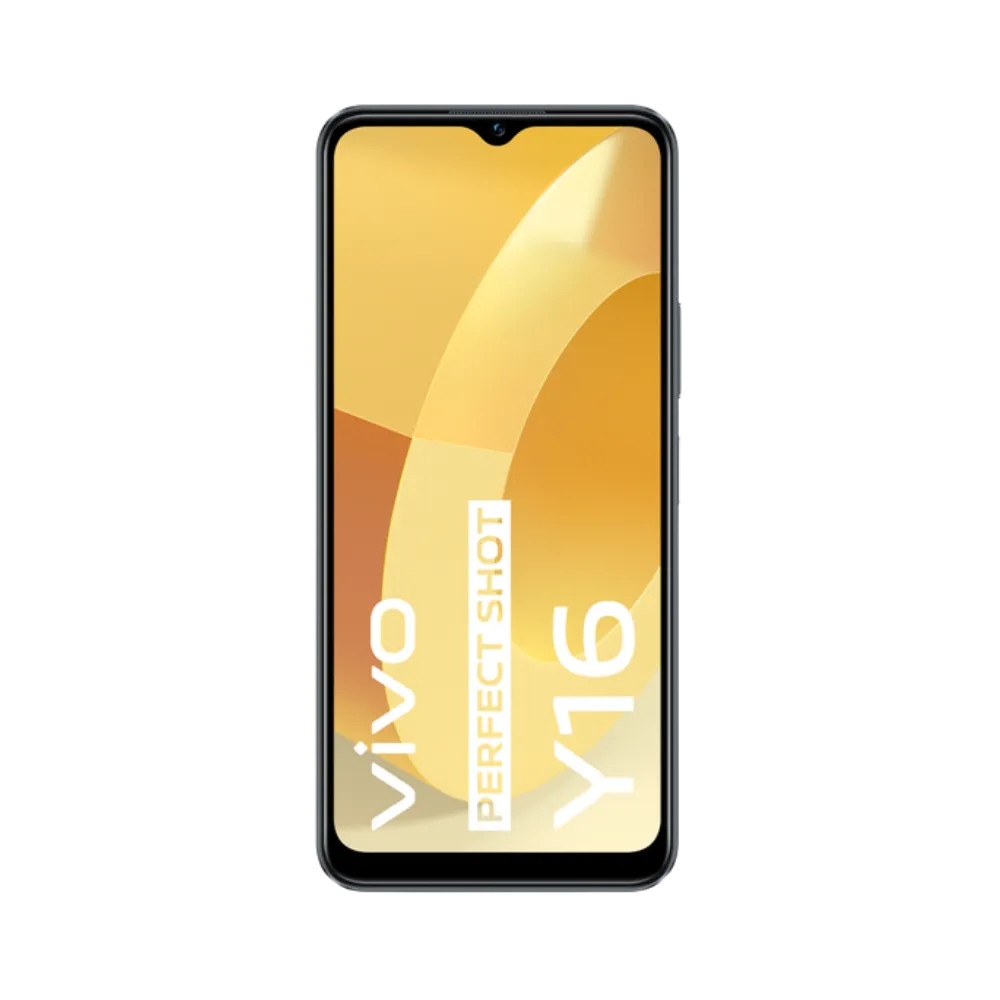 Écran du Vivo Y16 affiché en fonctionnement, réparation vitre tactile fissurée, changement batterie et connecteur de charge réalisés par iTelier Lyon, diagnostic offert et intervention rapide.