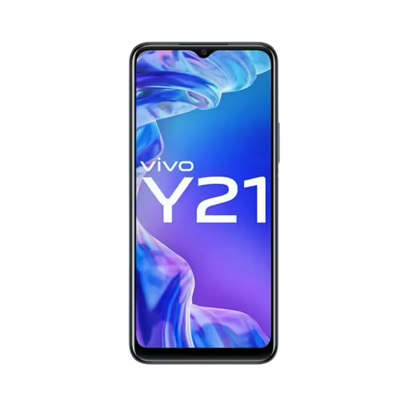 Vivo Y21 affichant son écran en fonctionnement, réparation écran tactile et LCD, changement batterie et connecteur de charge USB-C effectués par iTelier Lyon, service rapide garanti.