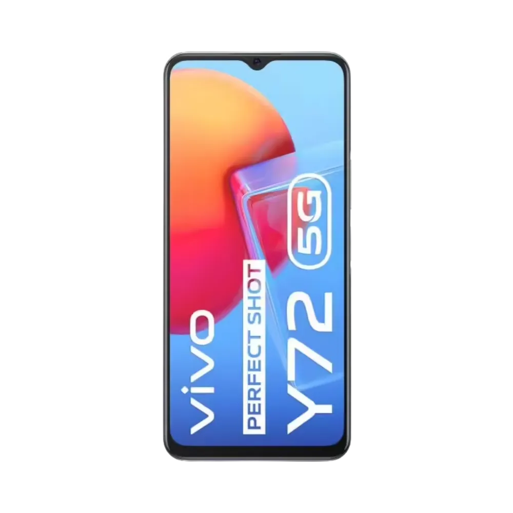 Vivo Y72 5G affichant son écran allumé, réparation écran, vitre tactile et batterie disponible chez iTelier Lyon avec service rapide, diagnostic offert et pièces garanties.