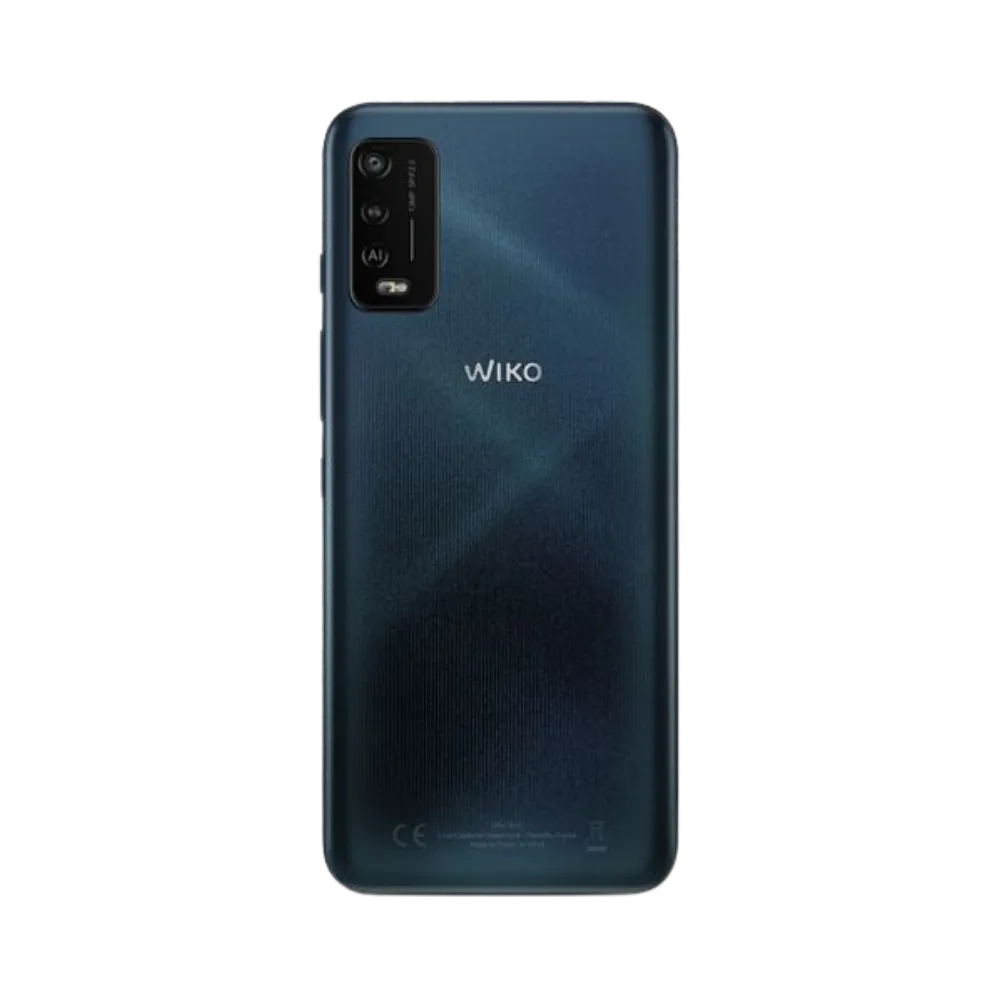 Vue arrière du Wiko Power U10 noir, réparation batterie ou vitre arrière avec iTelier Lyon, envoi postal sécurisé et pièces garanties un an.