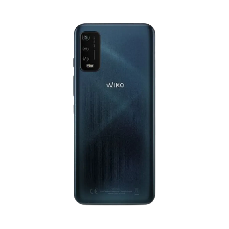Vue arrière du Wiko Power U10 noir, réparation batterie ou vitre arrière avec iTelier Lyon, envoi postal sécurisé et pièces garanties un an.