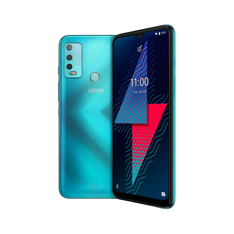 Wiko Power U30 bleu vu de face et dos, réparation écran et batterie chez iTelier Lyon avec pièces garanties, service rapide et envoi sécurisé partout en France.