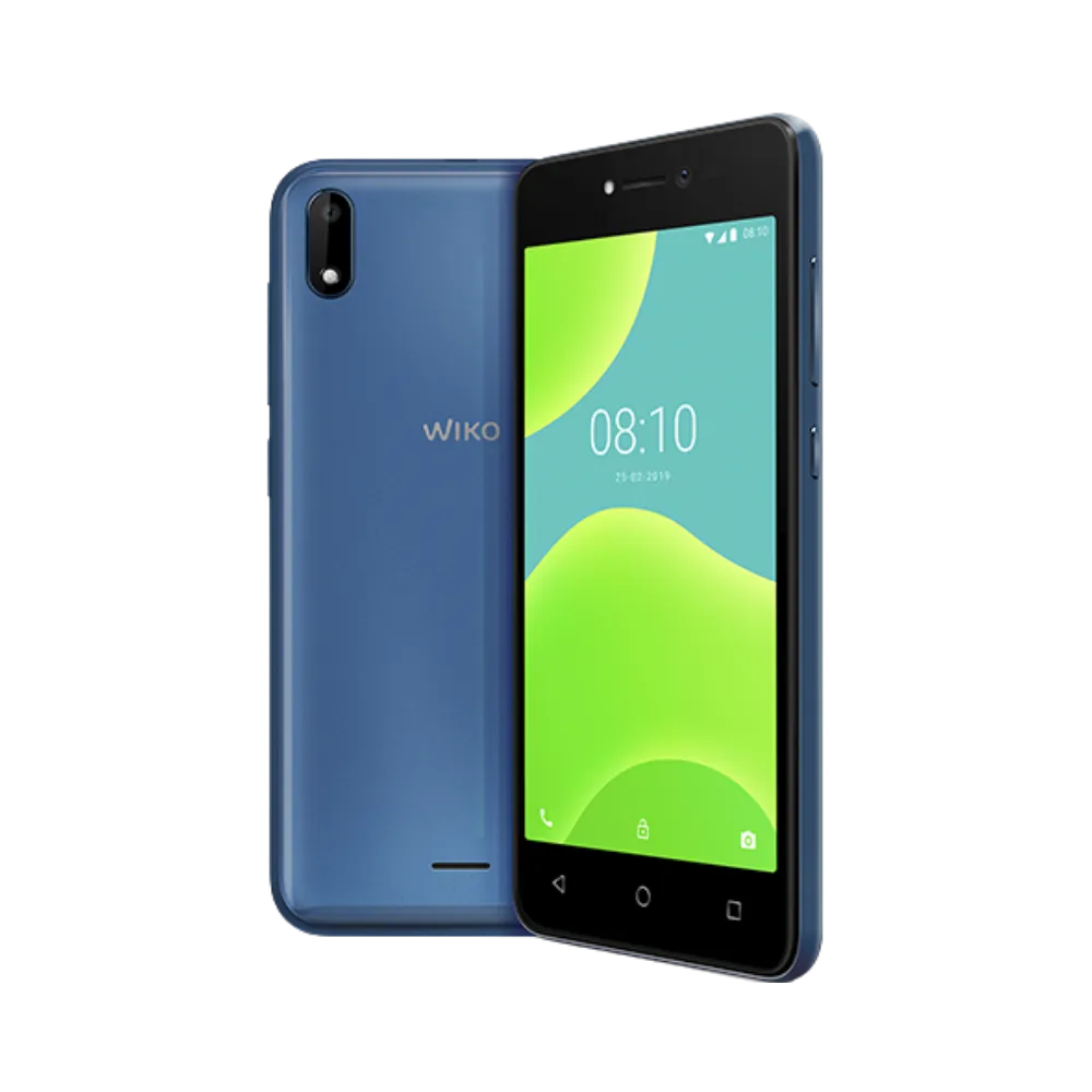 Wiko Y50 bleu vu de face et de dos, réparation écran et batterie avec iTelier Lyon, service rapide, pièces d’origine garanties, envoi sécurisé dans toute la France.