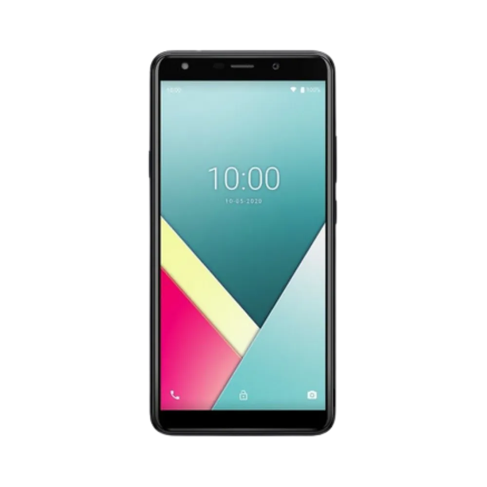 Vue avant du Wiko Y61 noir, remplacement écran original et diagnostic offert chez iTelier Lyon, réparation express avec pièces garanties un an.