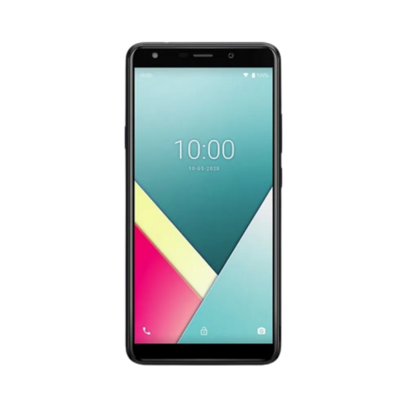 Vue avant du Wiko Y61 noir, remplacement écran original et diagnostic offert chez iTelier Lyon, réparation express avec pièces garanties un an.