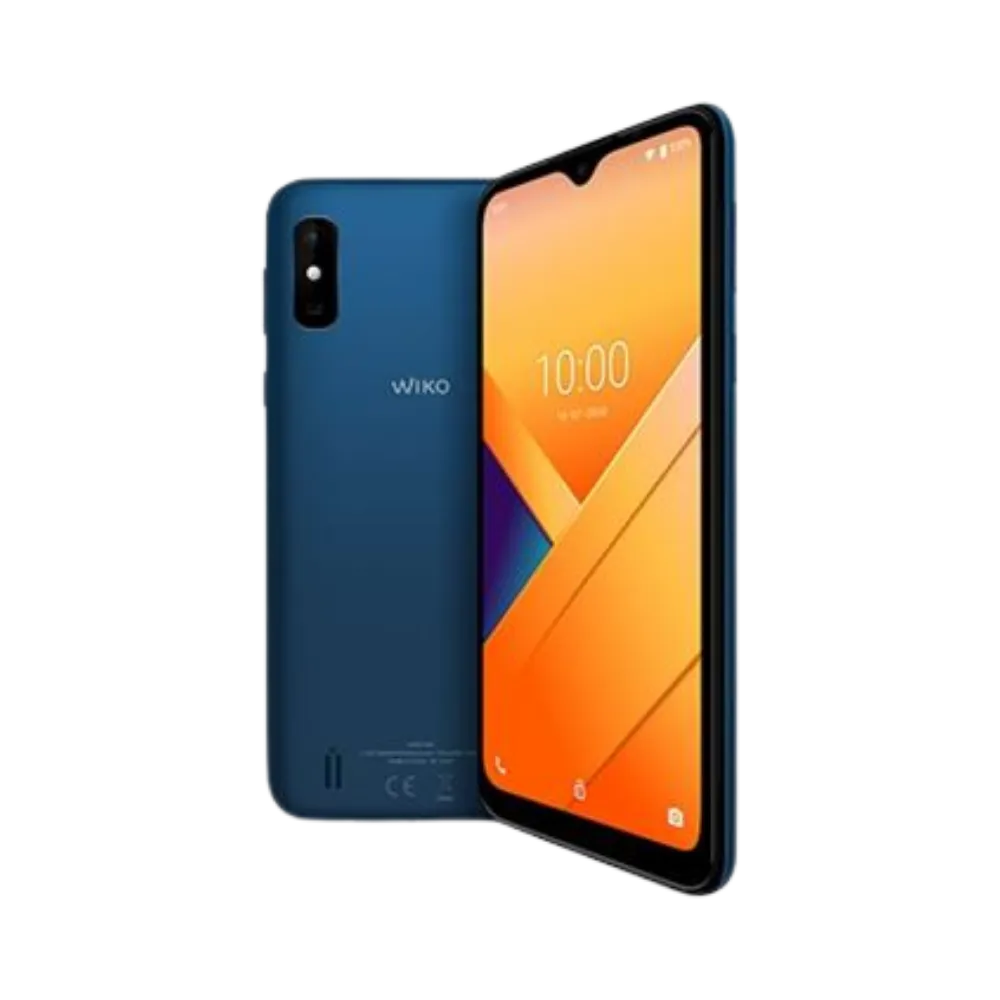 Wiko Y81 bleu vu de face et de dos, réparation écran et batterie avec iTelier Lyon, pièces d’origine garanties, service rapide et envoi sécurisé partout en France.