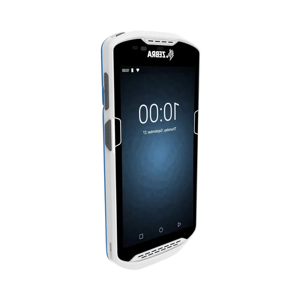 Terminal mobile Zebra TC51 vu en angle. Réparation iTelier Lyon pour pros à Caluire, Écully ou Tassin-la-Demi-Lune.