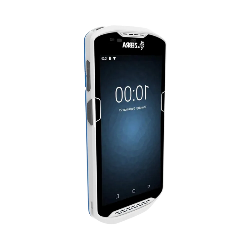 Terminal mobile Zebra TC51 vu en angle. Réparation iTelier Lyon pour pros à Caluire, Écully ou Tassin-la-Demi-Lune.