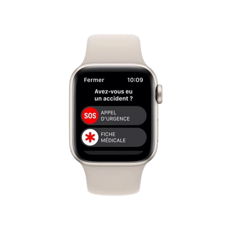 Apple Watch SE 40mm affichant les notifications. Réparation écran, batterie, boutons et cache chez iTelier – disponible à Tassin-la-Demi-Lune, Saint-Genis-Laval ou Givors.