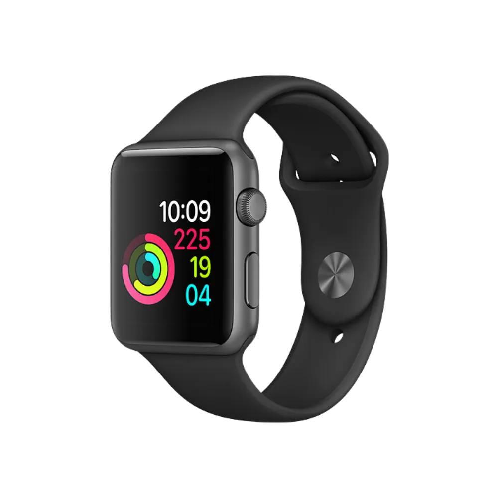 Apple Watch Série 1 42mm vue latérale. Réparations rapides à Lyon, Givors, Craponne ou La Mulatière avec pièces garanties.