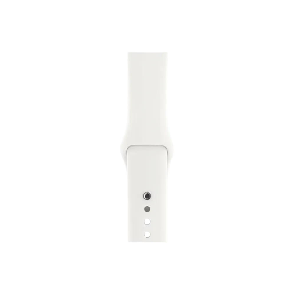 Bracelet blanc pour Apple Watch Série 2 38mm. Réparation rapide à Lyon, Champagne-au-Mont-d’Or, Irigny ou Rillieux-la-Pape.