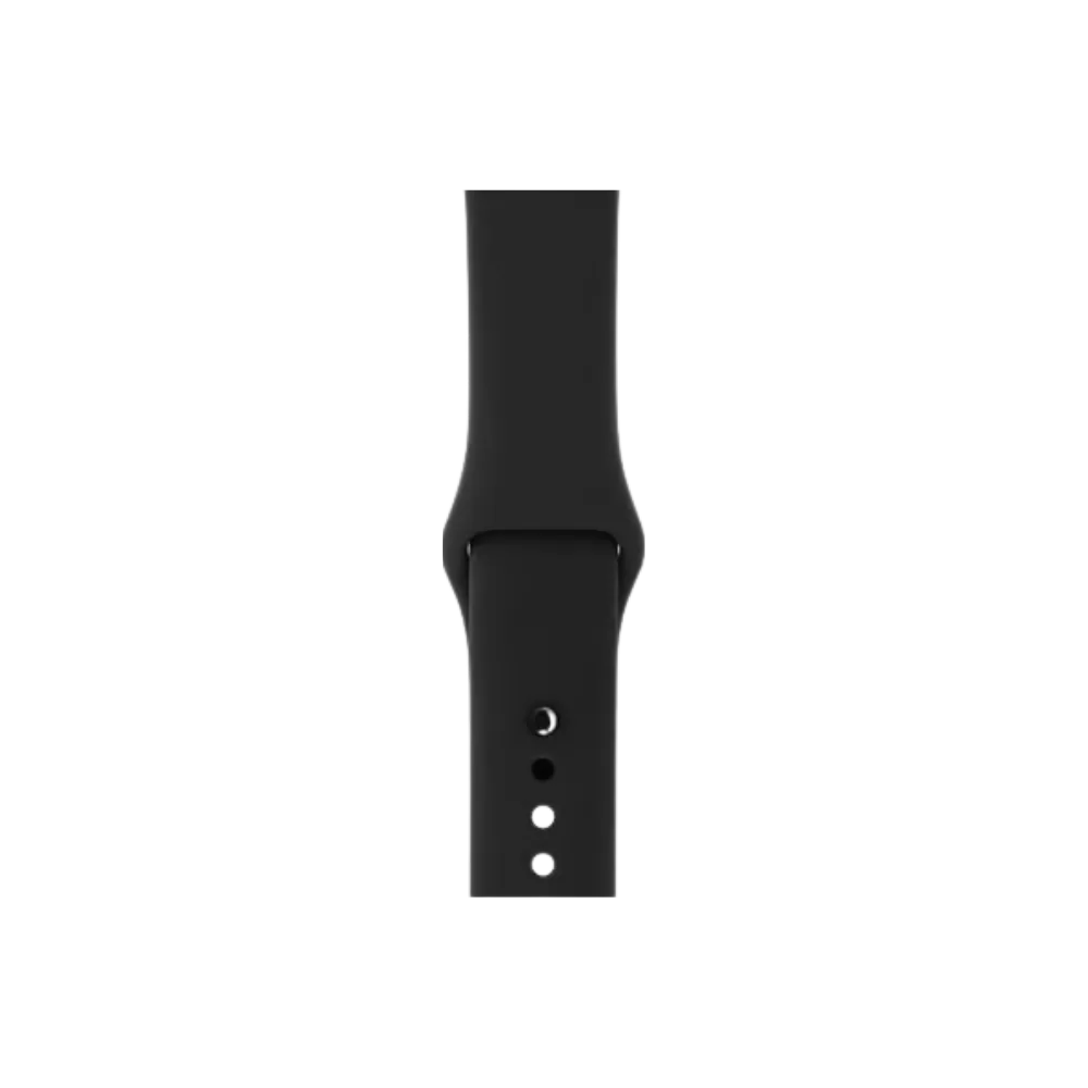 Bracelet noir pour Apple Watch Série 2 42mm. Réparation écran, batterie, bouton ou cache arrière à Lyon, Vénissieux, Oullins ou Chaponost.