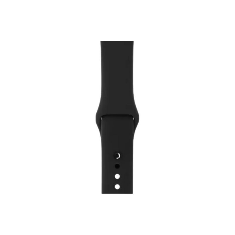 Bracelet noir pour Apple Watch Série 2 42mm. Réparation écran, batterie, bouton ou cache arrière à Lyon, Vénissieux, Oullins ou Chaponost.