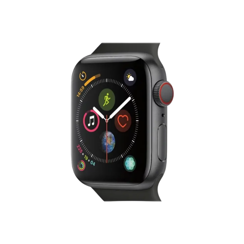 Vue latérale Apple Watch Série 5 44mm. Réparation bouton, batterie, écran ou cache arrière chez iTelier à Meyzieu, Champagne-au-Mont-d'Or, Pierre-Bénite, Givors.