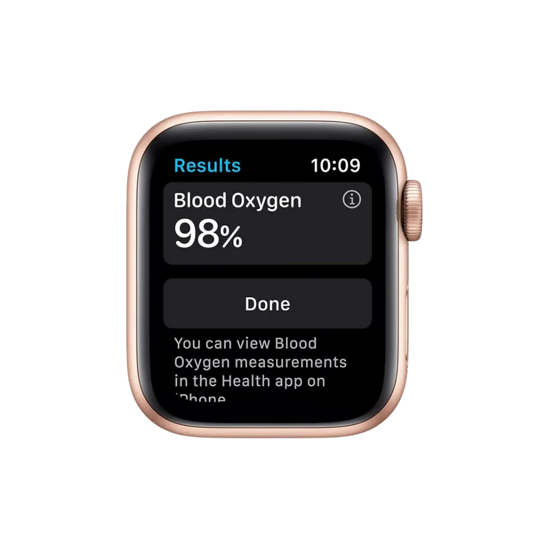 Affichage niveau de batterie Apple Watch Série 6 40mm. Changement batterie, réparation écran, bouton ou cache arrière chez iTelier à Lyon, Vénissieux, Chaponost, Sainte-Foy-lès-Lyon.