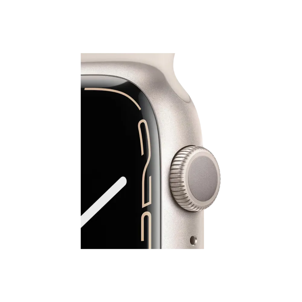 Bouton latéral Apple Watch Série 7 41mm. Réparations écran, batterie, bouton et cache arrière chez iTelier Lyon – Villeurbanne, Vaulx-en-Velin, Saint-Priest.
