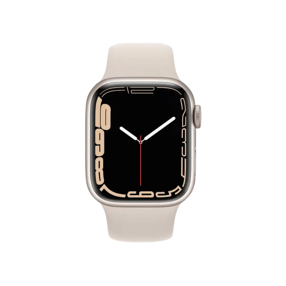 Cadran Apple Watch Série 7 41mm. Réparation d’écran, batterie, cache arrière et bouton chez iTelier à Lyon, Bron, Rillieux-la-Pape, Grigny.