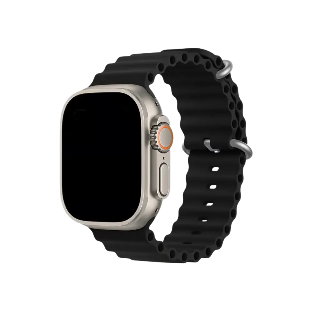 Apple Watch Ultra 2 profil droit cadran éteint. Réparation complète avec garantie iTelier à Lyon, Caluire-et-Cuire, Bron ou Francheville.