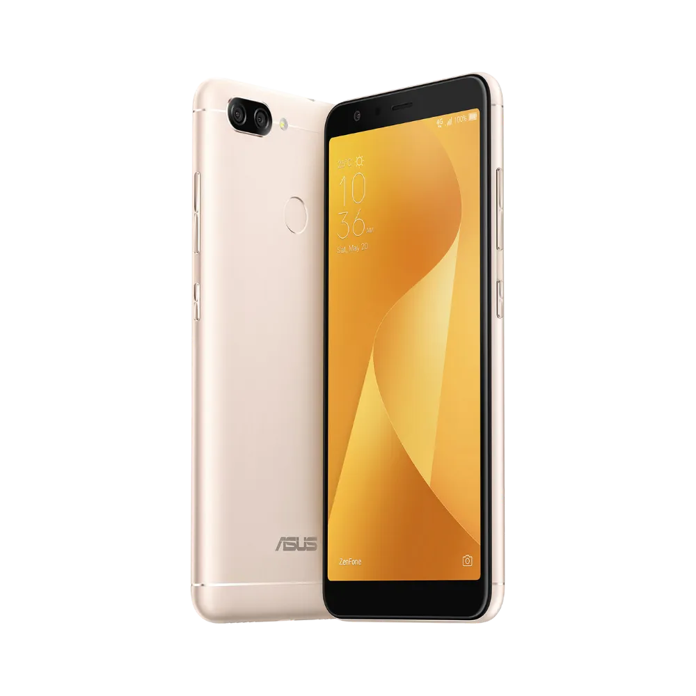 Vue avant Asus Zenfone Max Plus M1 or, remplacement vitre et dalle LCD originale chez iTelier Lyon, diagnostic gratuit, réparation express et fiable partout en France.